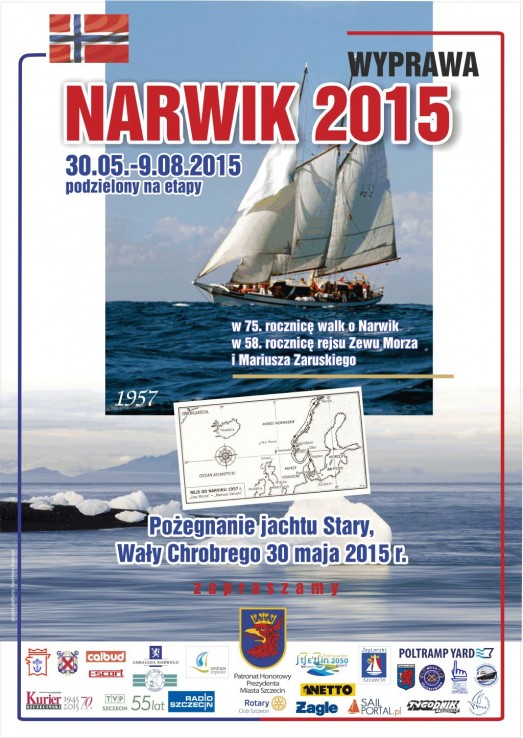 plakat wyprawy Narwik 2015 plakat wyprawy Narwik 2015