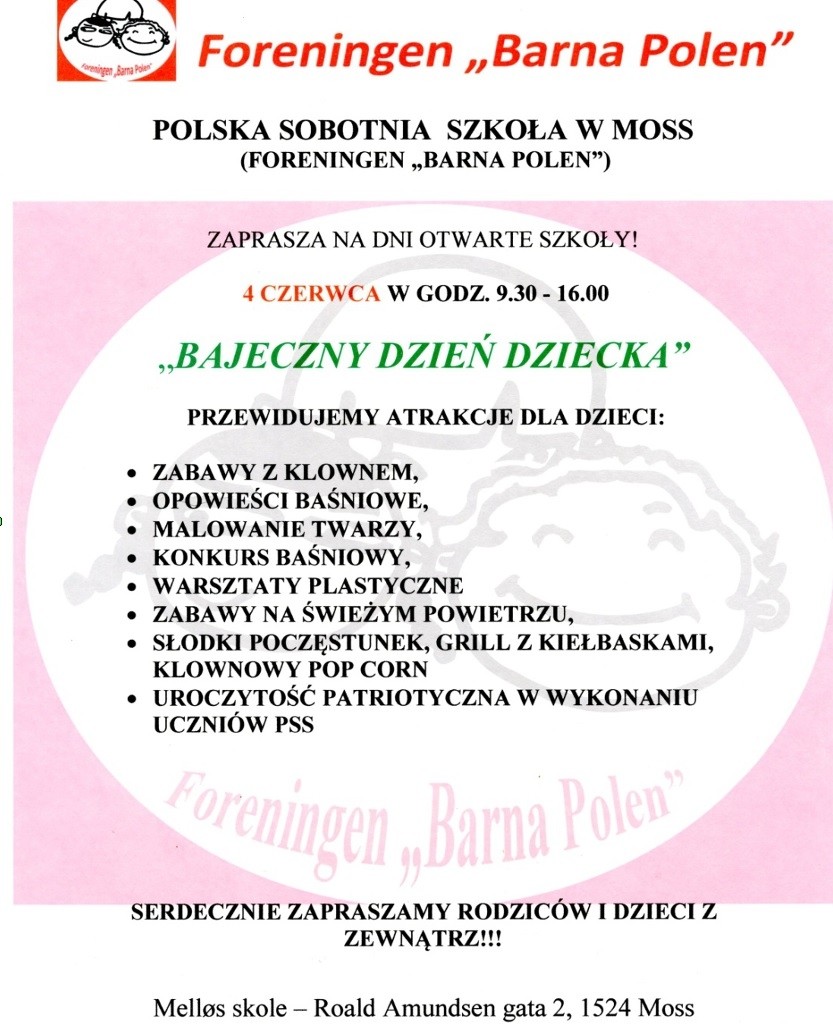W Polskiej Szkole w Moss czeka na najmłodszych wiele atrakcji!