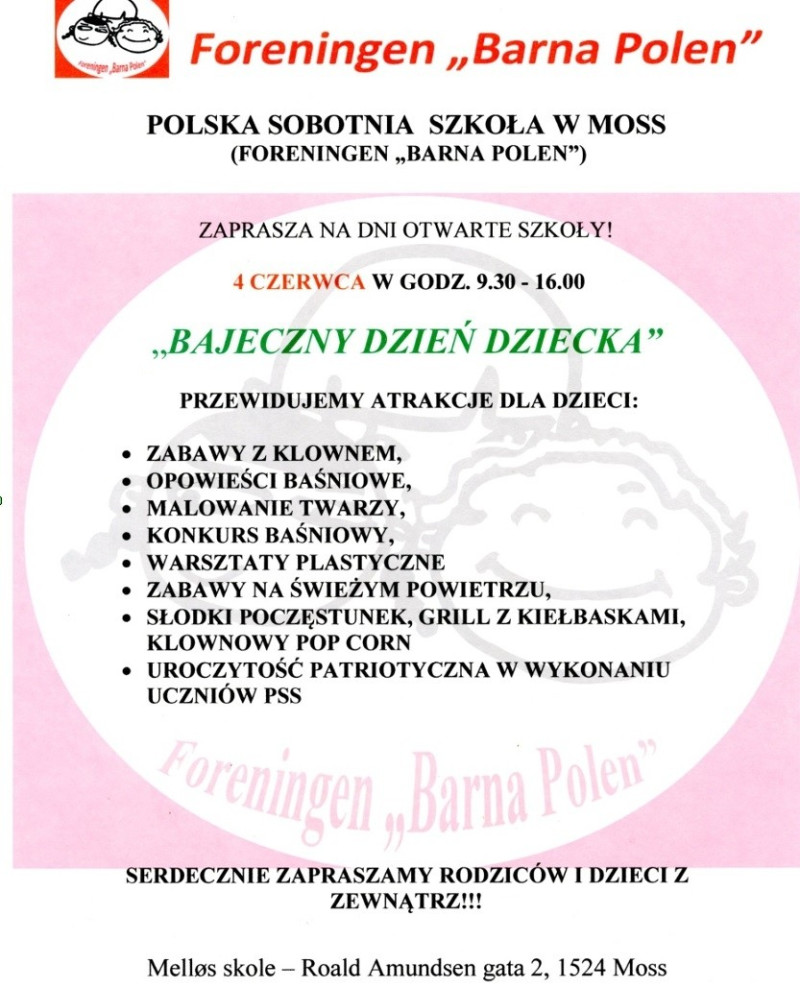 W Polskiej Szkole w Moss czeka na najmłodszych wiele atrakcji!