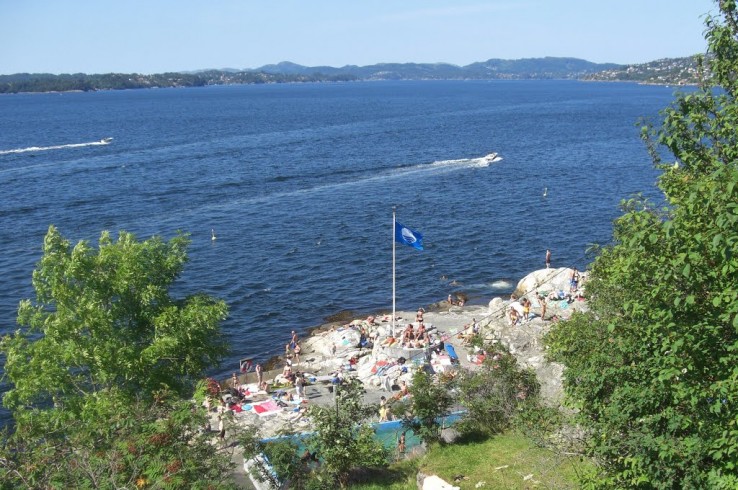 norweska plaża nagrodzona niebieską flagą norweska plaża nagrodzona niebieską flagą