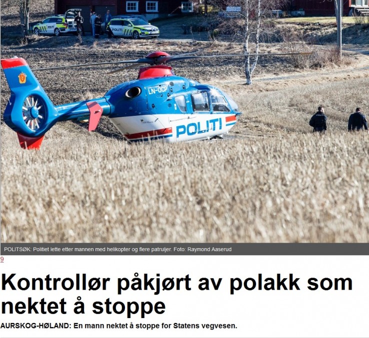 Polak potrącił kontrolera Polak potrącił kontrolera
