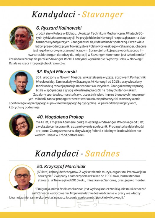 Wybory w Norwegii: polscy kandydaci z ramienia KrF w Stavanger