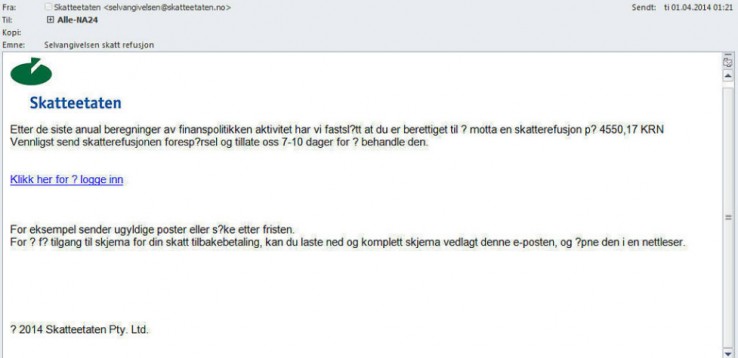 Fałszywy mail Fałszywy mail