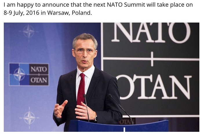 Szczyt NATO w Warszawie 2016 Szczyt NATO w Warszawie 2016