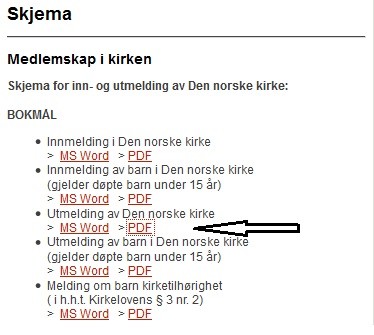 wypis z Kościoła wypis z Kościoła