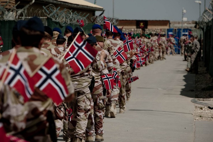 norwescy żołnierze norwescy żołnierze