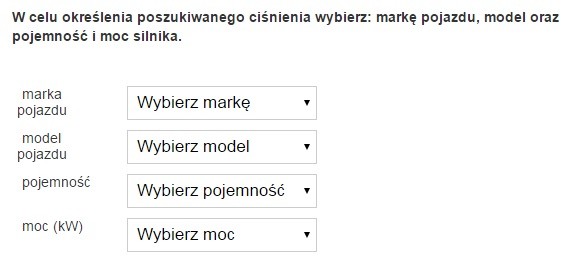 ciśnienie w oponach