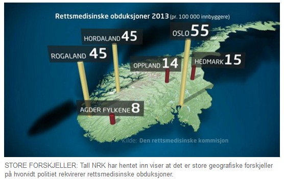 autopsje w Norwegii autopsje w Norwegii