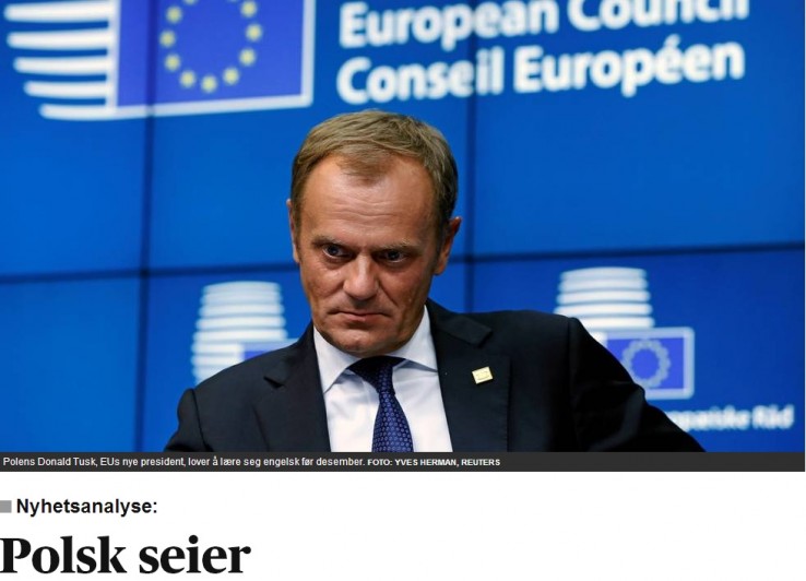 Donald Tusk w Brukseli Donald Tusk w Brukseli