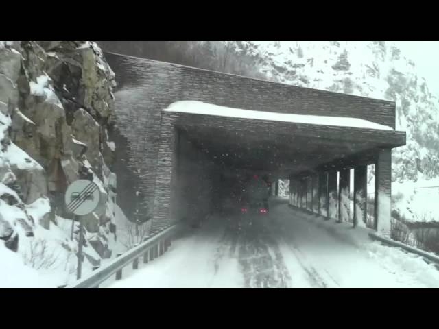 Winter roads in Norway 2012 with the new FH 16
