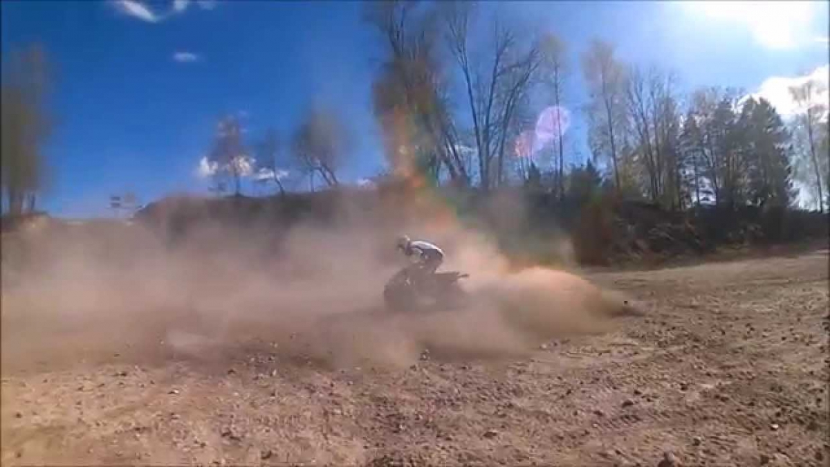 atv yamaha blaster  riding