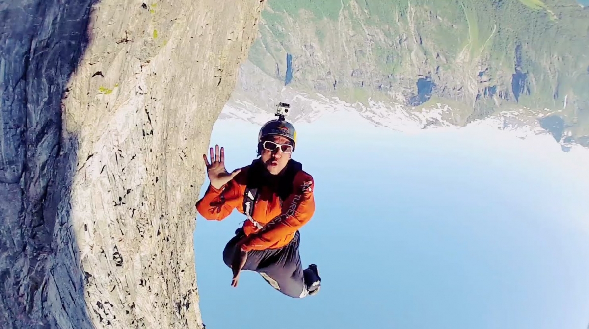 Freefly BASE jump in Norway - Red Bull Soul Flyers