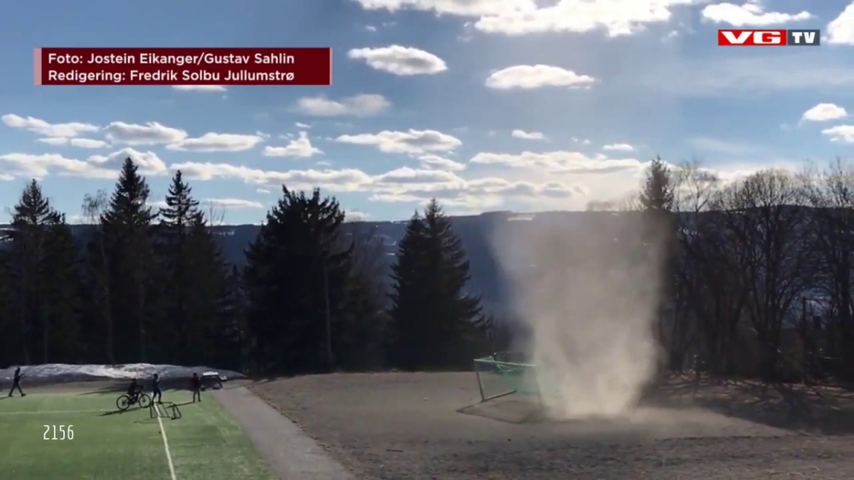 Mini Tornado in Norway