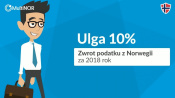 Ulga 10% - zwrot podatku z Norwegii za 2018 rok