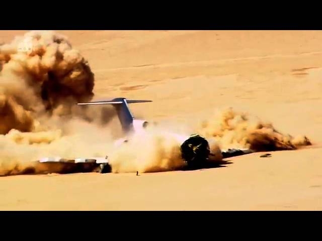 Plane Crash Boeing 727 - HD Crash Test