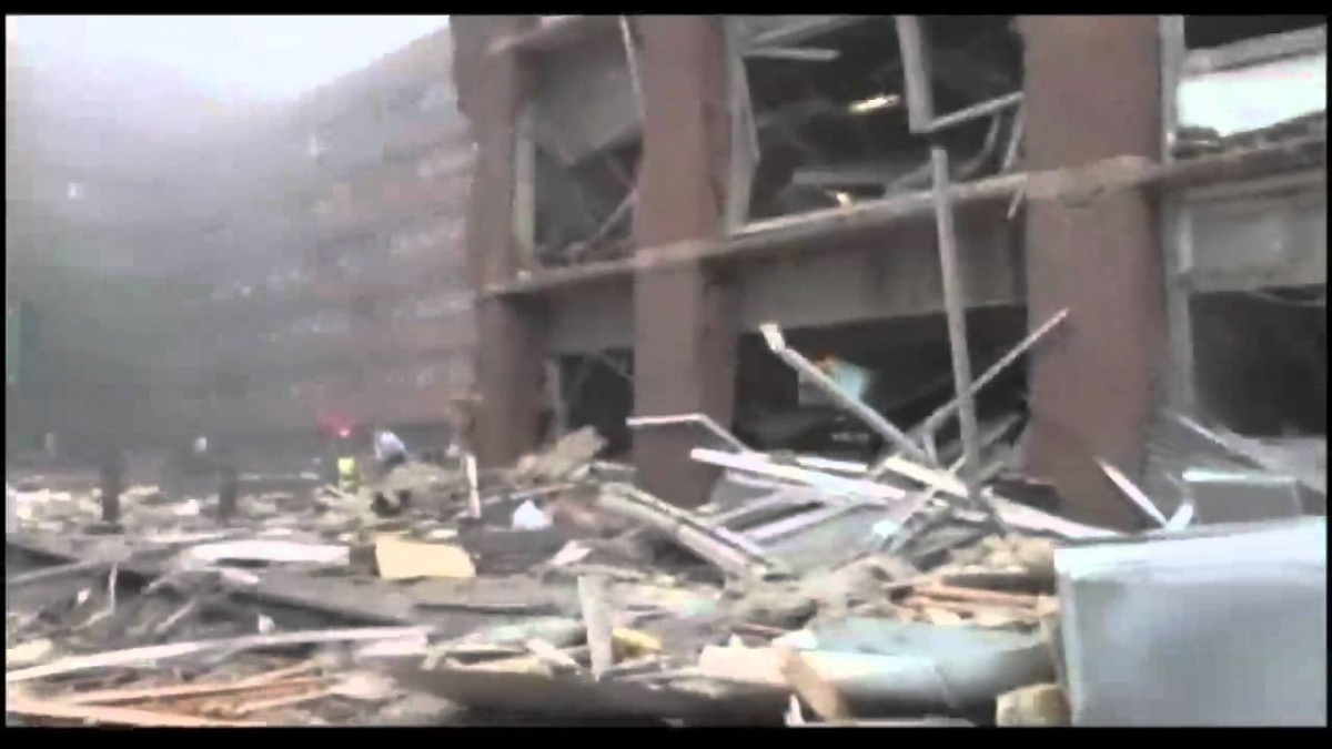 Oslo bomb attack - after the blast