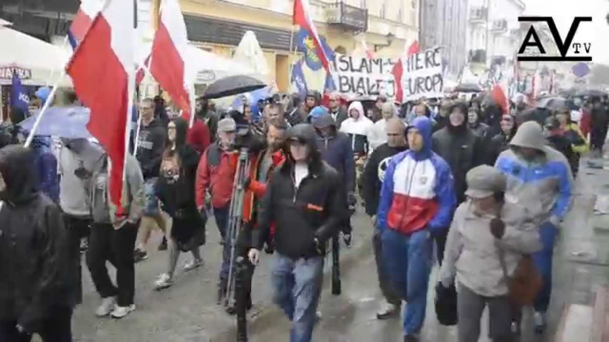 Demonstracja Płock Przeciwko Imigrantom 20.09.2015 r.