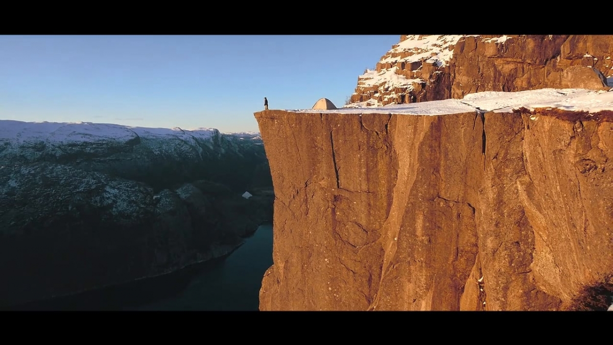 One night on Pulpit Rock