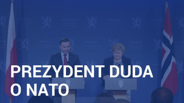 Prezydent Duda o NATO po spotkaniu z premier Solberg