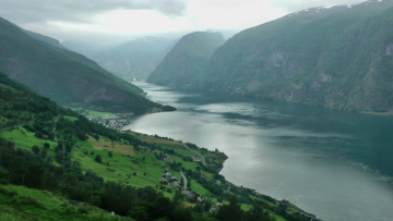 Aurlandsfjord and Nærøyfjord, Norway in HD