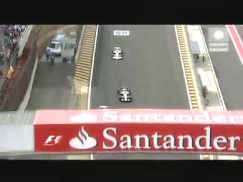 Robert Kubica wyprzedza dwóch niemców podczas GP Brazylii