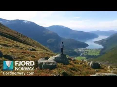 Hiking Mt Skåla - Fjord Norway