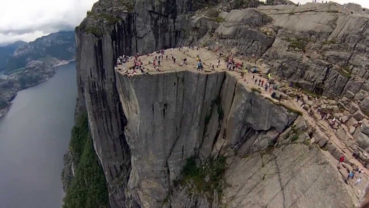 Norway. Preikestolen. DJI Phantom