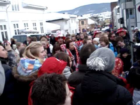 Kibice Justyny Kowalczyk w Drammen