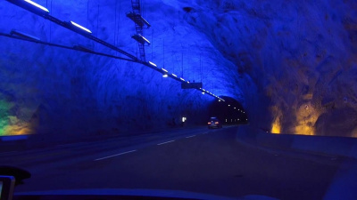 Niezwykly Swiat - Norwegia - Lærdalstunnelen – najdłuższy drogowy tunel świata