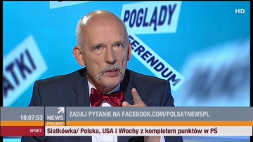 Janusz Korwin-Mikke w programie Daję słowo (11.09.2015 Polsat News)