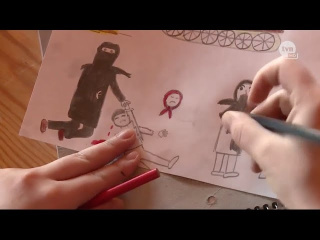 Uchodźcy w Norwegii. Co rysują dzieci uchodźców w obozach w Norwegii?