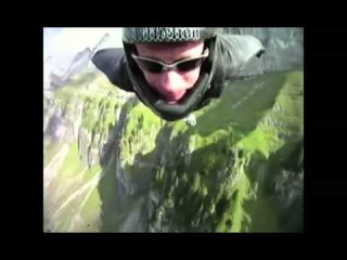 Amazing (wingsuit) Base Jump in Switzerland!