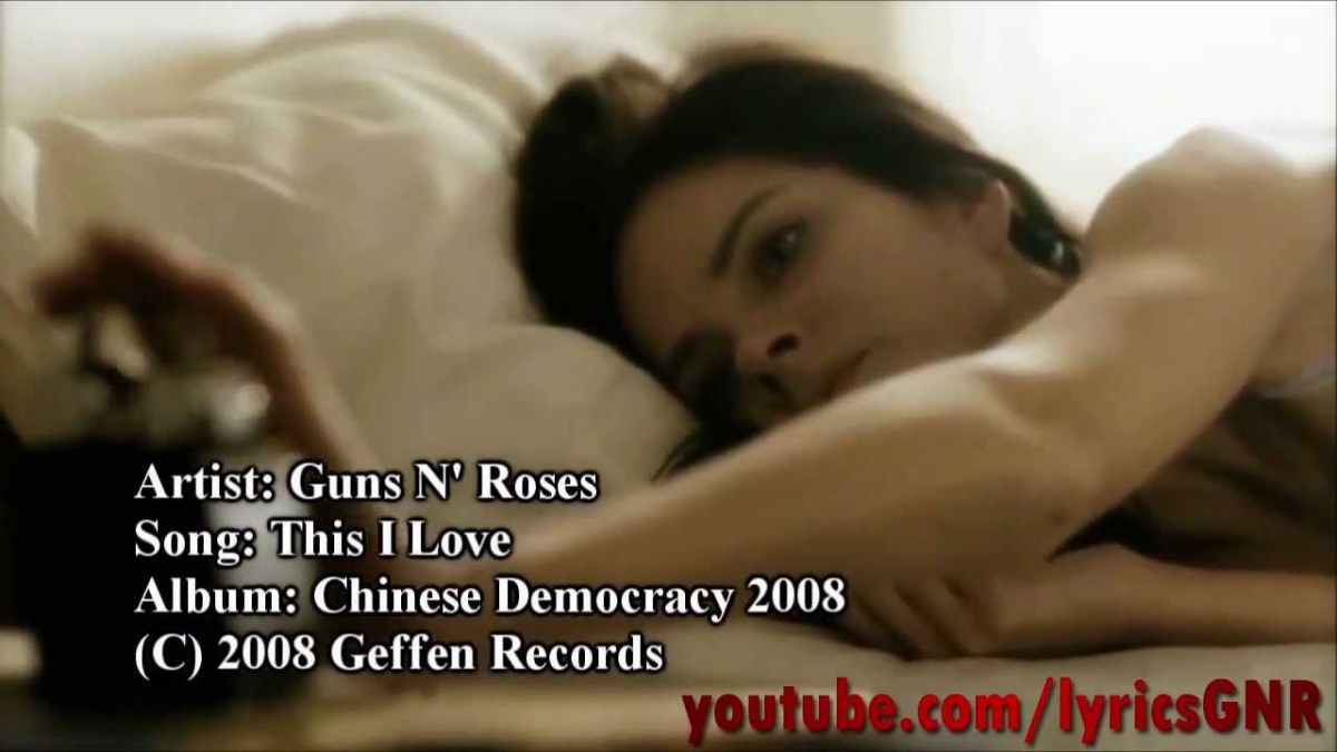 Guns N' Roses - This I Love (Official Video)