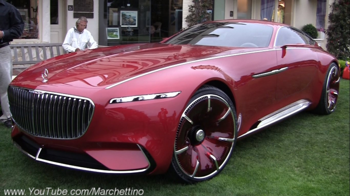 Vision Mercedes-Maybach 6 - Being Driven w/ a Remote!
