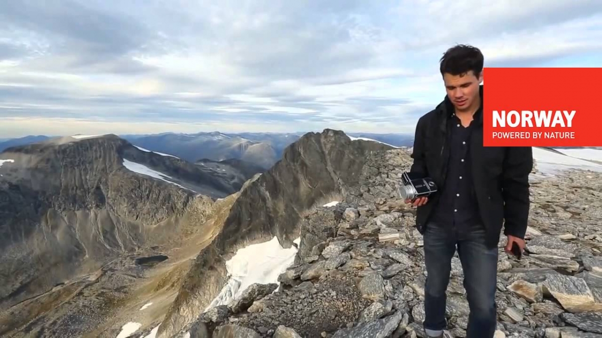 Hiking to Mount Skåla, Fjord Norway