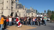 Dancing Santa - B-boy Santa Sneak Attack in Asheville, NC