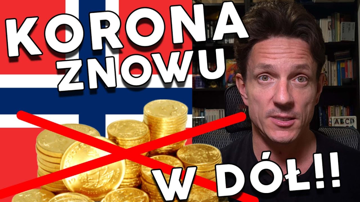 Korona norweska leci na łeb