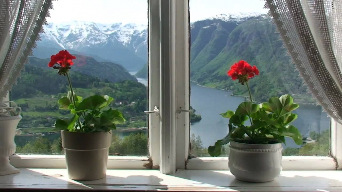 Views from Hardanger in Hordaland, Norway