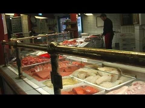 Fish Market. Fiskebasar. Kristiansand.