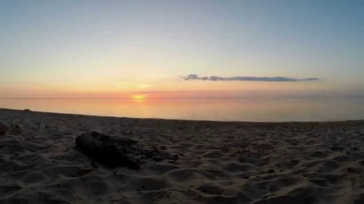 A little test. Sunrise Gdynia / Poland