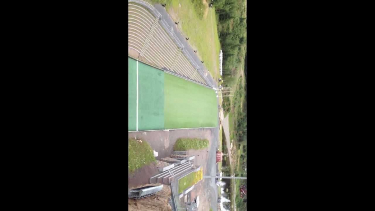 Holmenkollen Oslo slide on the ass "Polacy w Norwegi