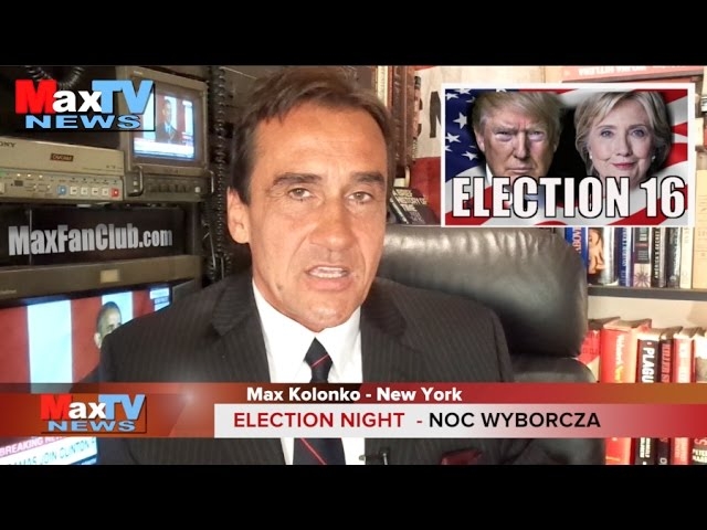 Election Day - Wybory w USA - Max Kolonko Tells It Like It Is on MaxTV
